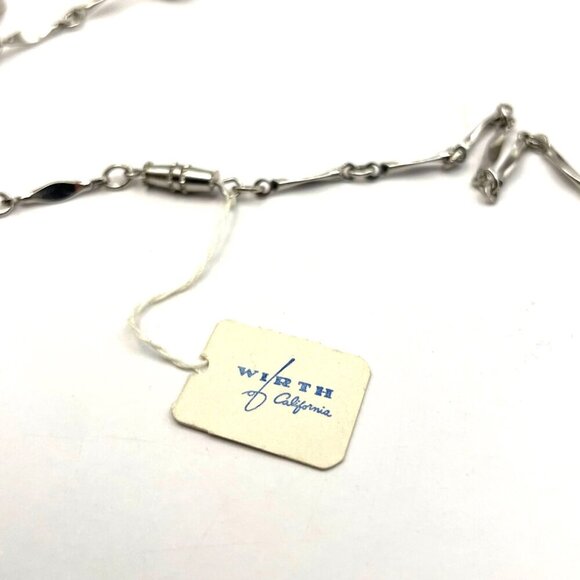 Vtg Wirth of California Necklace Multiple Charms Silver Tone Turtle Frog Bird - Picture 6 of 7